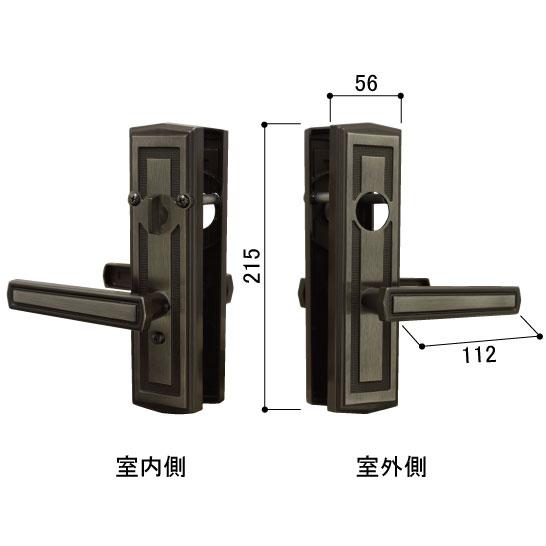 YKK AP YKK 玄関ドア 鍵交換 自分で 純正品 レバーハンドル・台座