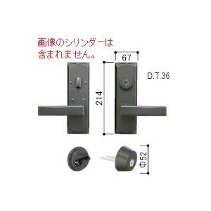 YKK 玄関ドア HHJ-0180 レバーハンドル・台座・サムターン