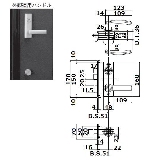 YKK AP YKK窓 ハンドル 交換 純正品 アミティー 用レバー