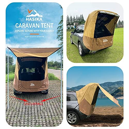 高評価続出！ Hasika 車中泊・キャンプ・車用 カーテン 防虫ネット バックドア用 車用 網戸 虫よけ 換気 テント 車 旅行 小型から中型サイズ SUV 【I1692543933】(10161円)