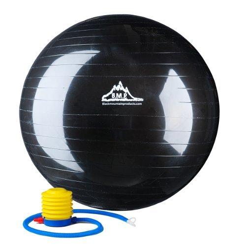 在庫あり 00ポンド Products Mountain Black アンチバーストエクササイズ安定ボール ブラック 85cm ポンプ付き その他トレーニング用品 Www Fcf Org Sg