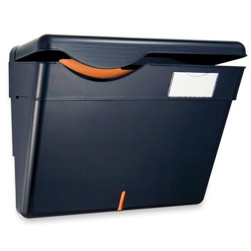 Officemate Security Wall File with Cover Black 1 File 21472