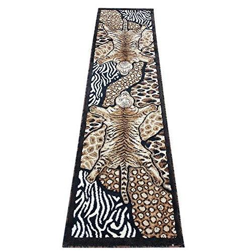 Animal Skin Runner Area Rug Print Leopard Tiger Zebra Rug Black Skinz Desig ガーランド Animal Skin Runner Area Rug Print Leopard Tiger Zebra Rug Black Skinz Desig ガーランド