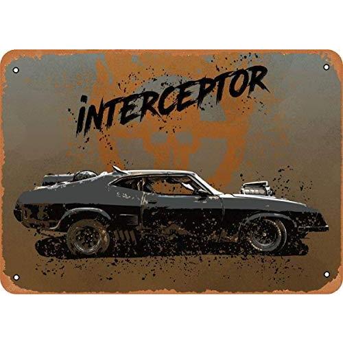 Keviewly ヴィンテージルック メタルサイン マッドマックス Fury Road Cars Interceptor Mad Max 8 Ys 輸入雑貨店 チェッカードフラッグ 通販 Yahoo ショッピング