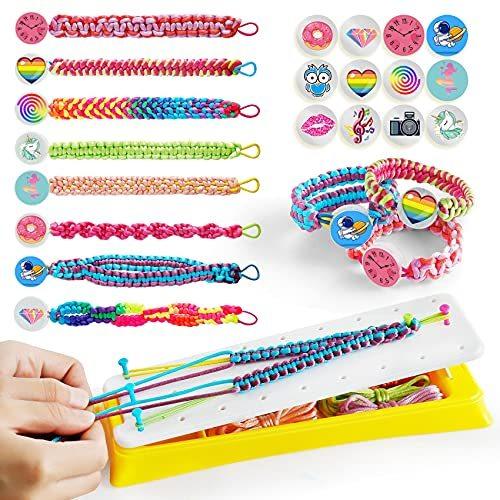 Friendship Bracelet Making Kit for Teen Girls - DIY Arts and Crafts Toys fo メイクアップ