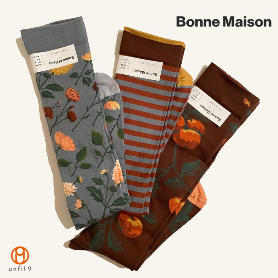 Bonne Maison（ボンヌメゾン） ボンメゾン L'AUTOMNE ハイソックス