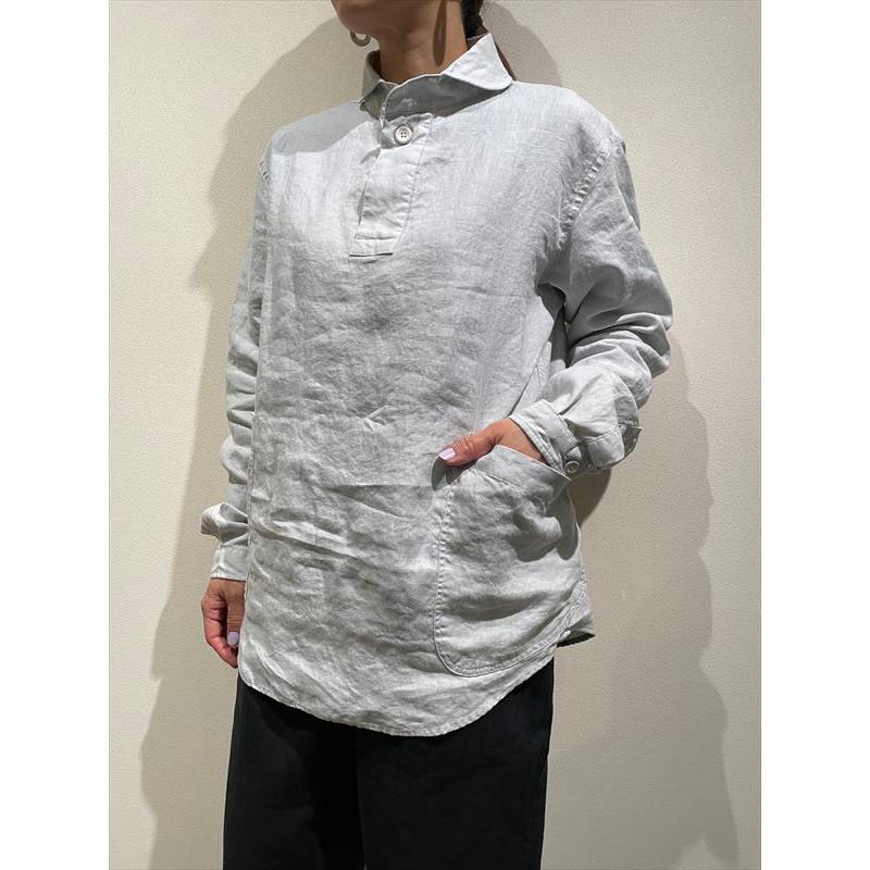 LOLO ロロ 定番プルオーバーリネンシャツ LS-3W3 24SS レディース 長袖 送料無料 LOLO ロロ 定番プルオーバーリネンシャツ LS-3W3 24SS