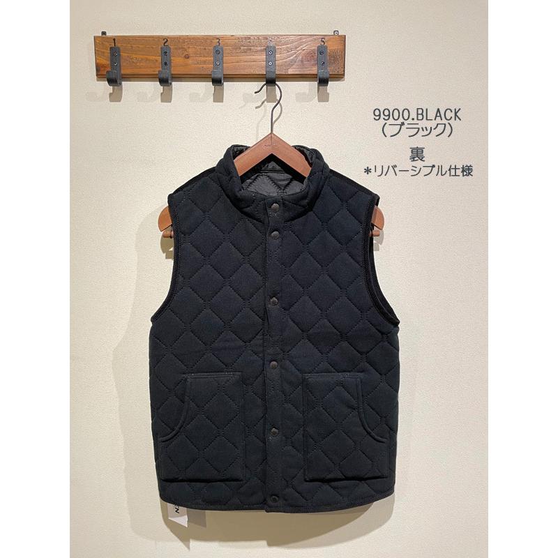 ARMEN（アーメン） ヒートキルトリバーシブルスタンドカラーベスト