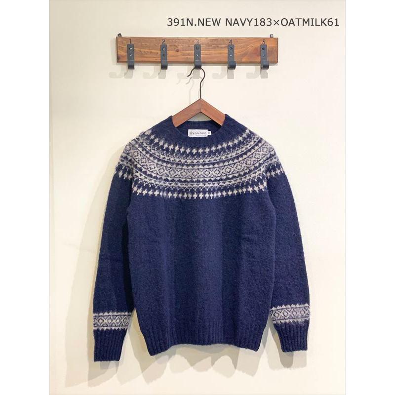 John Tulloch（ジョンタロック） HEAVY BRUSH NORDIC CREW NECK
