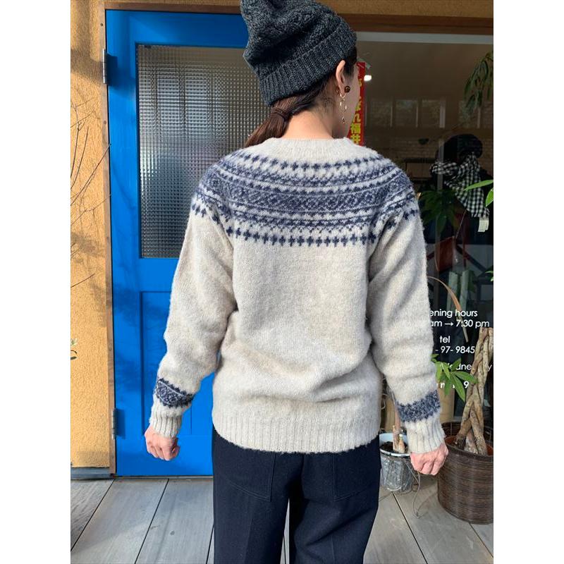 John Tulloch（ジョンタロック） HEAVY BRUSH NORDIC CREW NECK