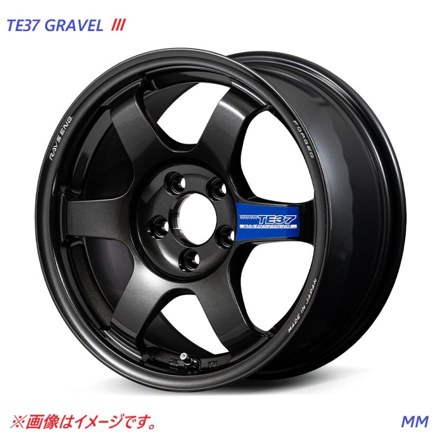 RAYS 【納期要確認】TE37 GRAVEL 3 SIZE:6.5J-15 ET:+40 PCD:114.3-5H Color:MM ...