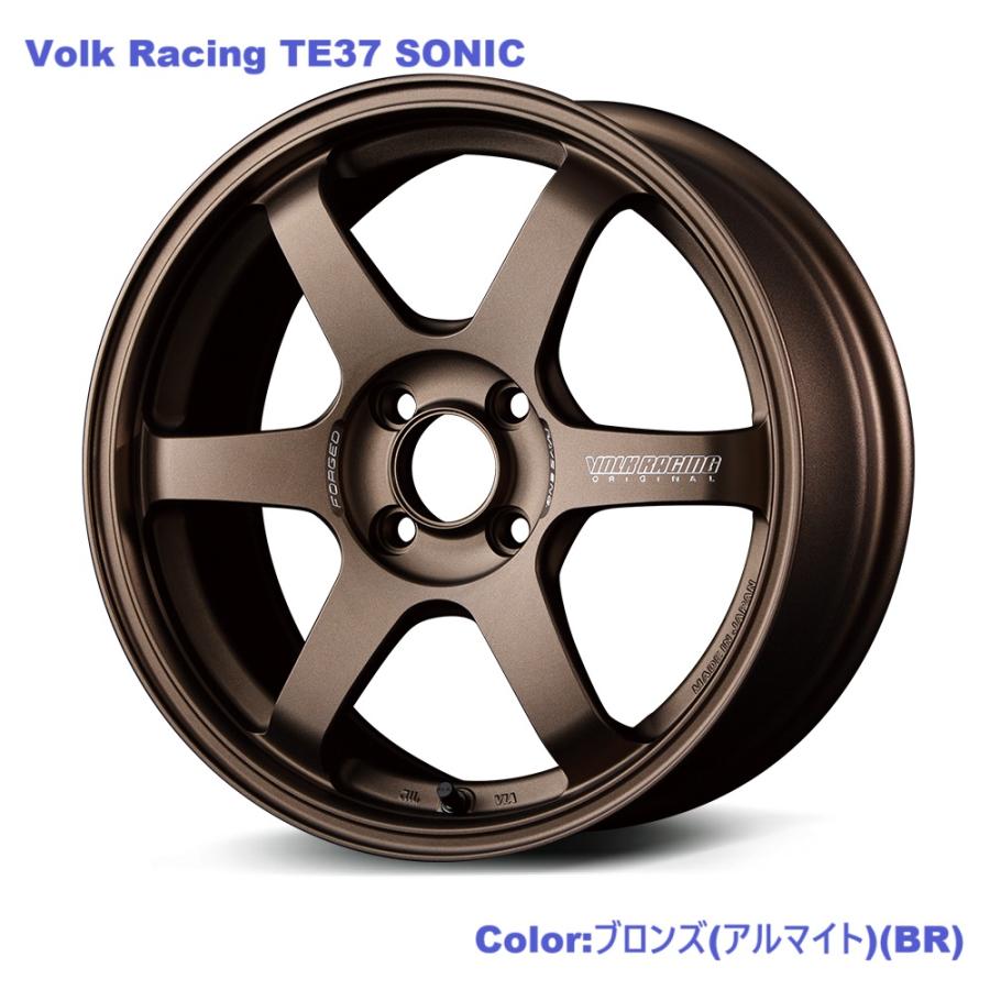 RAYS 【在庫あり】RAYS Volk Racing TE37 SONIC SIZE:5J-15 +45(F1 