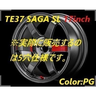 RAYS TE37SAGA 18インチ 11j+13 5穴 114.3 RAYS VOLK RACING TE37 SAGA