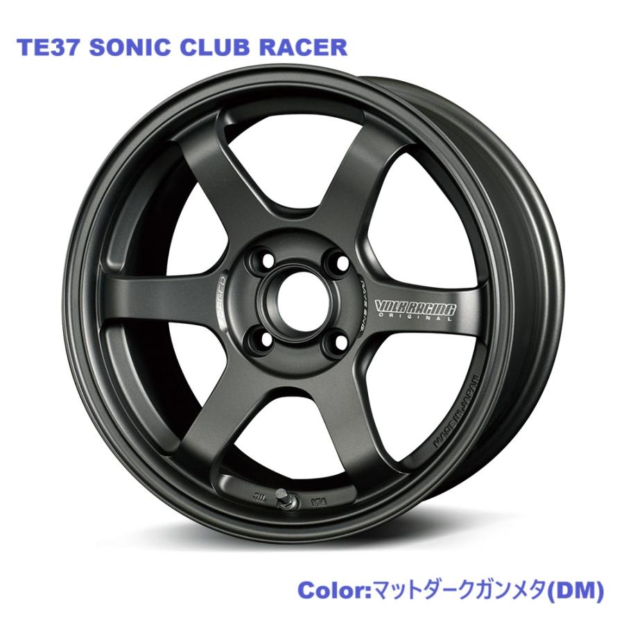 【要相談！！】社外ホイール タイヤセット4本 RAYS 【納期要確認】Volk Racing TE37 SONIC CLUB RACER SIZE:7-15 +48