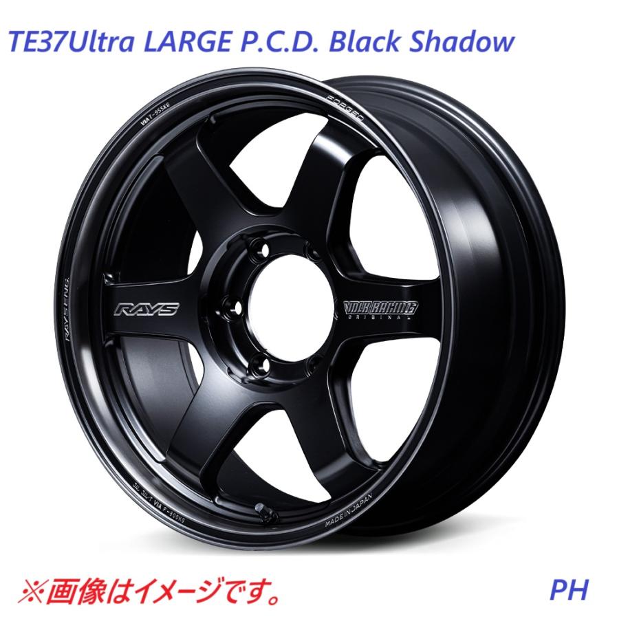 RAYS 【納期要確認】TE37Ultra LARGE P.C.D. Black Shadow SIZE:8.5J