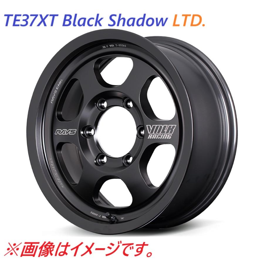 RAYS 【納期要確認】TE37XT Black Shadow LTD. SIZE:6.5J-16 ET:+38
