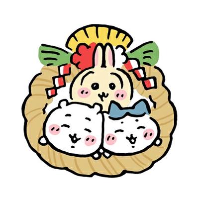 ビバリー（Bevery） 2025年 年賀 はんこ ちいかわ 「しめなわ」 CKN
