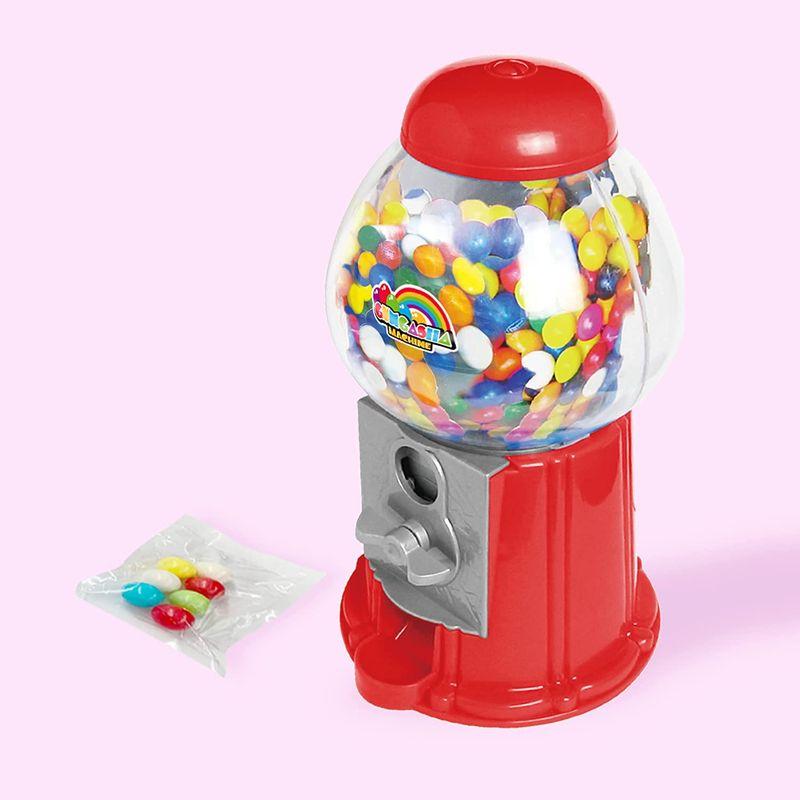 入園入学祝い ガムガシャマシーン レッド applife ガムガチャ マシーン レッド ガム おまけ付き レフィル付属 ガム ガシャ ガチャガチャ ガム入り ボールガム すぐ遊べる 玩具