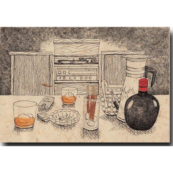 和道楽 ペン画ポストカード オンザロックの青春 懐かしい絵葉書 16 7006 ポストカードと和雑貨の和道楽 通販 Yahoo ショッピング