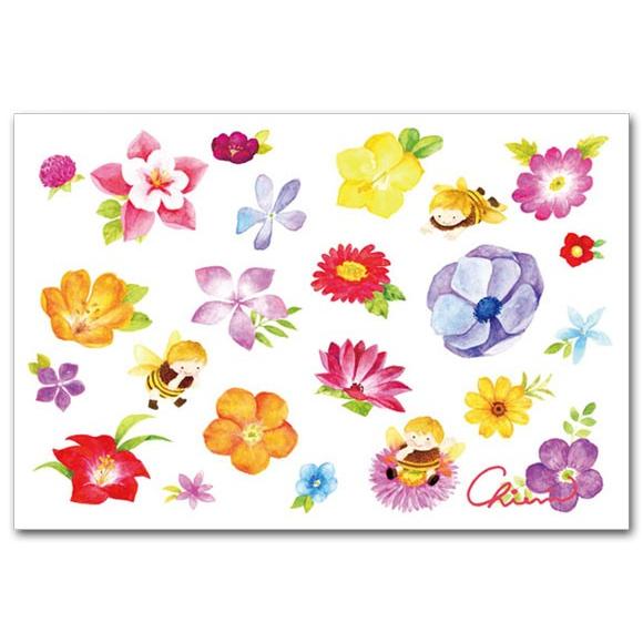 水彩イラストポストカード 春爛漫 花の絵葉書 31 8511 ポストカードと和雑貨の和道楽 通販 Yahoo ショッピング