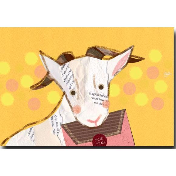 かわいい絵葉書 やぎの手紙 おしゃれなポストカード 5 ポストカードと和雑貨の和道楽 通販 Yahoo ショッピング