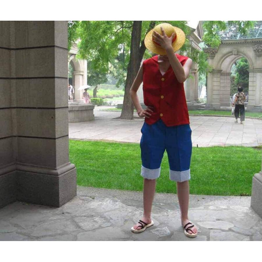 Bublanwoワンピース ルフィ 草履 コスプレ道具 靴 麦わら ルフィー風 海賊 コスチューム 仮装 2年後 モンキー D ルフィ 文化 ホワイト 通販 Yahoo ショッピング