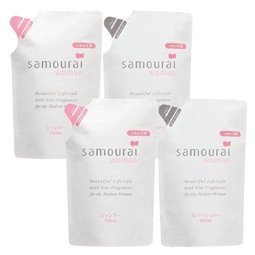 22新入荷 メンズヘアケア サムライウーマン シャンプー 400ml 2個 コンディショナー 400ml 2個 詰め替え セット Www Threeriversofs Com