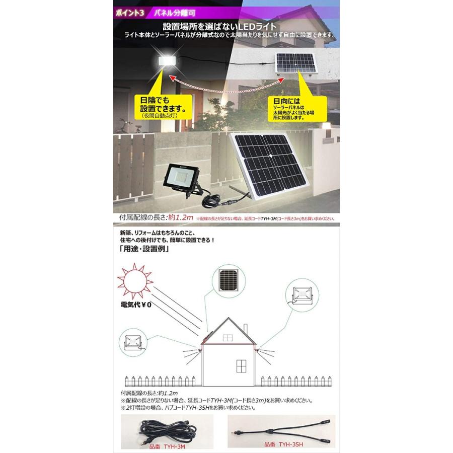代引き手数料無料 グッドグッズ Goodgoods 分離型 Led ソーラーライト 2灯式 屋外 w 昼光色 ソーラー 投光器 電池交換式 夜間自動点灯 内祝い Terrarioskarungen Cl