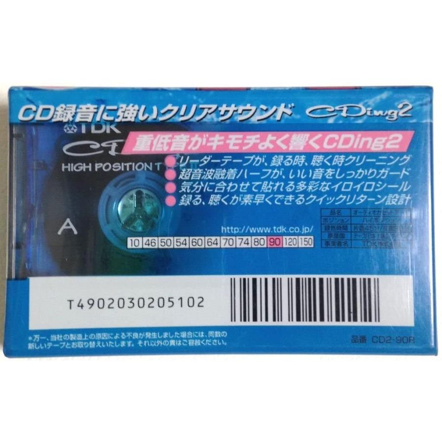 プレゼント TDK カセットテープ CDing-2 ハイ ポジション CD2-90R g-grafiti.si