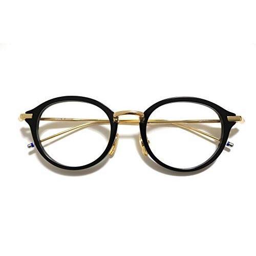 高い品質 Blackworks Tb011型 49サイズ メガネ おしゃれ伊達眼鏡 サングラス Made In Japan 黒 金 上質風合い Skylanceronline Com