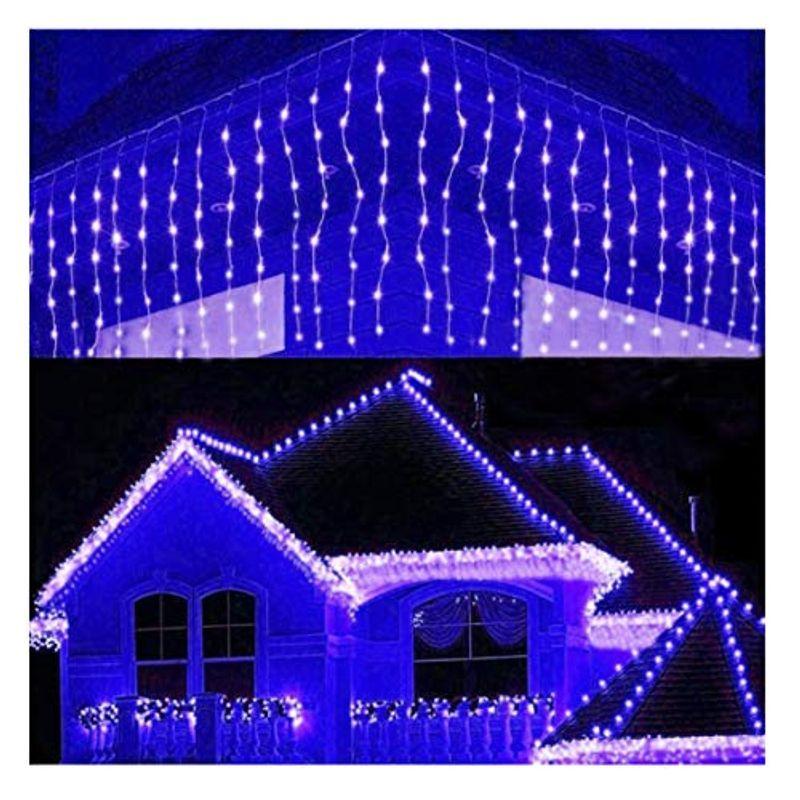 10*1M 400球 LEDイルミネーションライト ストリングライト ソーラーライト クリスマス ツリー 電飾 飾りライト装飾ライト パーテ タイマーコンセント