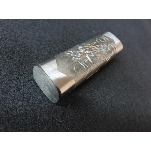 仁寿 玄能 四角 特仕上げ 龍彫り 頭のみ 150g（40匁