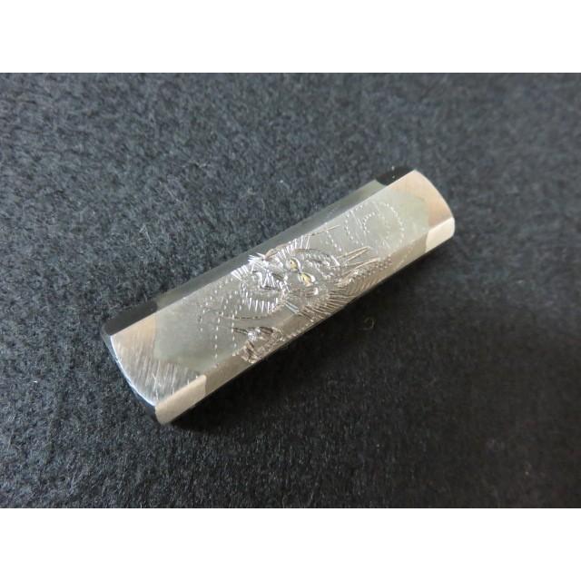 仁寿　玄能　八角　特仕上げ　龍彫り　頭のみ　７５ｇ（２０匁）