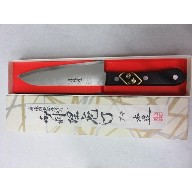 道場作 鎚目模様 青紙鋼 プチ包丁 150mm : SHOP YAMANI - 通販