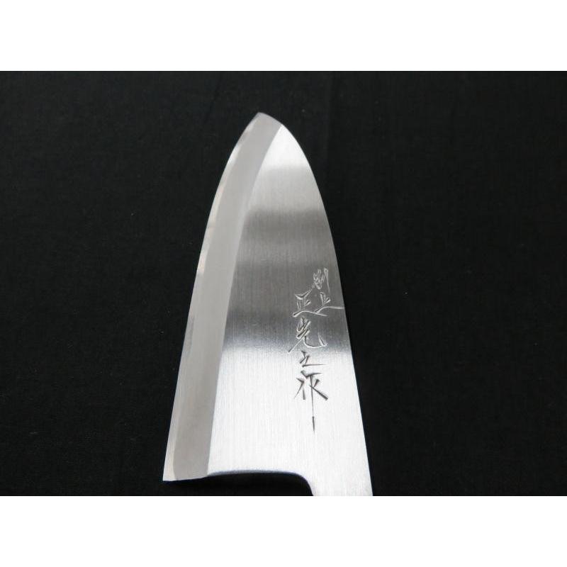 別上正光作 出刃包丁 左用 150mm カスミ仕上 : SHOP YAMANI