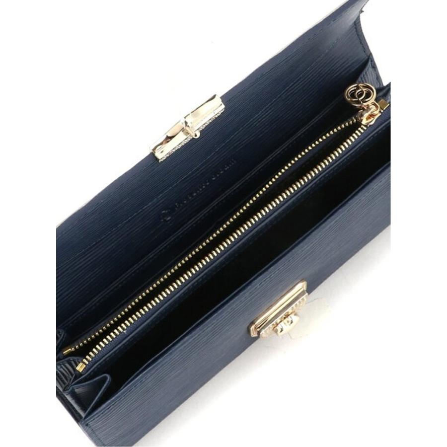 財布 長財布 無料ラッピング対応 レディース財布 オシャレ グレーとネイビー 本革 レディース 2つ折り  長財布 ブランド レザー 型押し レザー 19101TK |  | 04