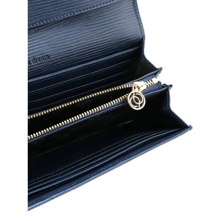 財布 長財布 無料ラッピング対応 レディース財布 オシャレ グレーとネイビー 本革 レディース 2つ折り  長財布 ブランド レザー 型押し レザー 19101TK |  | 05