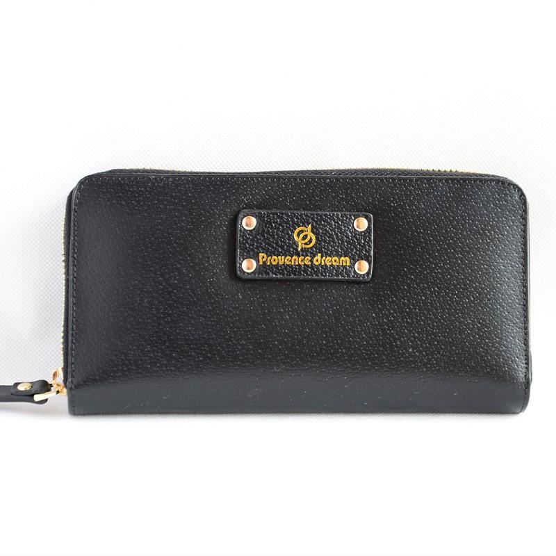 財布 長財布 無料ラップング対応 レディースブランド   本革 財布 レザー 長財布 小銭入れ メンズ財布 男女共用長財布 さいふ サイフ PD18 カラーブラックTKTK | 