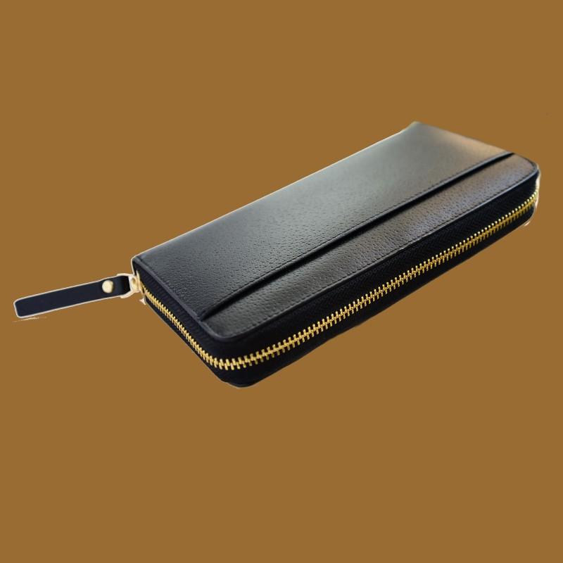 財布 長財布 無料ラップング対応 レディースブランド   本革 財布 レザー 長財布 小銭入れ メンズ財布 男女共用長財布 さいふ サイフ PD18 カラーブラックTKTK |  | 03