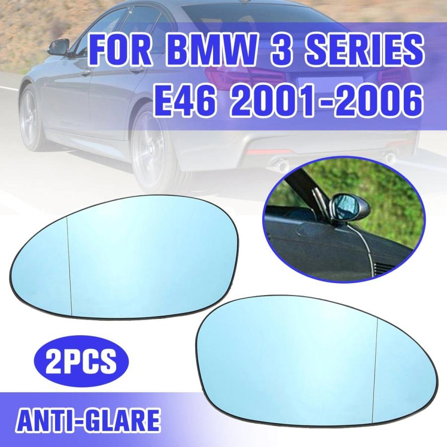BMW 3 シリーズ M3 E46 E80 E88 E90 E91 E92 ドアミラー サイドミラー ガラス レンズ ブルー 交換 カスタム パーツ  左右ペア :3189:shop-YK - 通販 - Yahoo!ショッピング