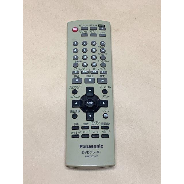 パナソニック Dvdプレーヤー リモコン Eur 保障あり ポイント消化 Dvd S37等対応 Z1281 リモコン専門タウンエコ 通販 Yahoo ショッピング