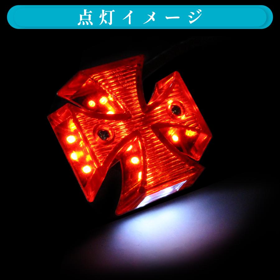 Б HONDA ホンダ Monkey モンキー 汎用 LED テールランプ クロス 十字架