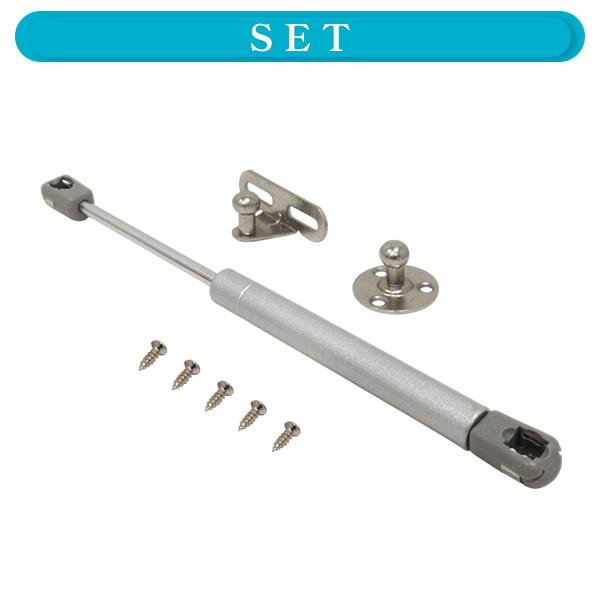 ю メール便 汎用 シートダンパー 1本 100N 10kg 全長270mm シルバー