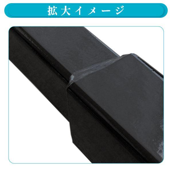 ヒッチメンバー延長トング 牽引角パイプ鉄 50mm×50mm 長さ 1260mm 