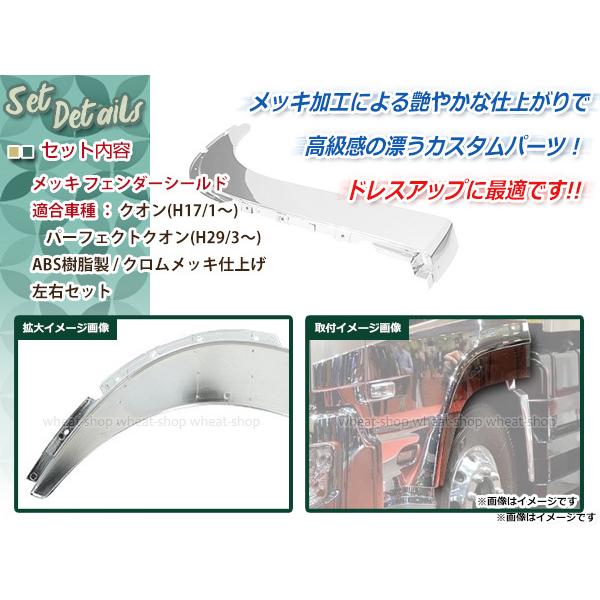 大型商品 新品 日産 UD 新型17 クオン パーフェクトクオン フェンダー