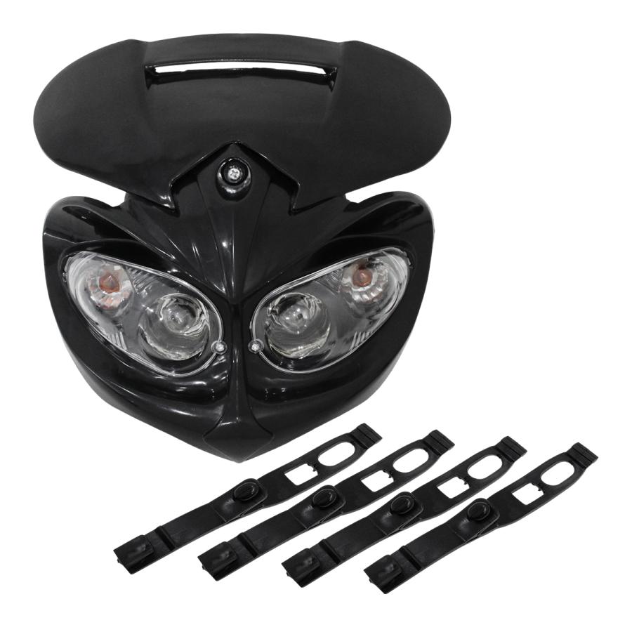 klx250 ヘッドライトアッシ Dトラッカー KLX250 KDX KLX アチェルビス ダイヤモンド風 ヘッド