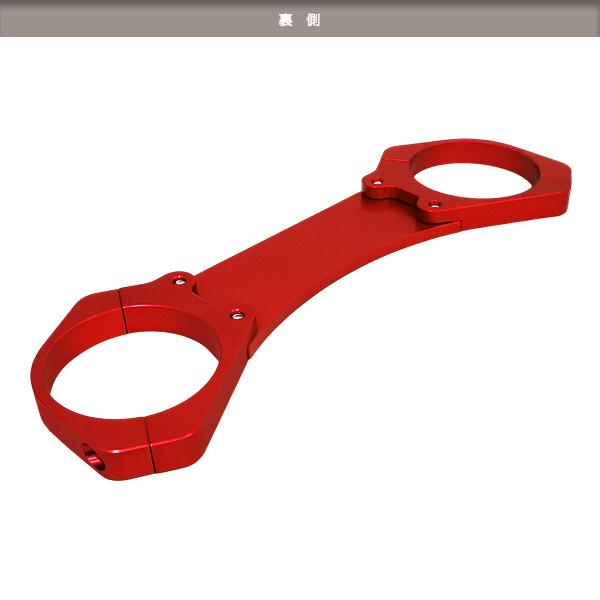 カワサキ ZRX1100 フロントフォーク スタビライザー レッド 1個 Φ62mm