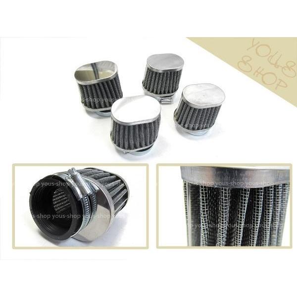 オーバル パワーフィルター 54mm FZR400R SR400 SR500 4個セット エア 