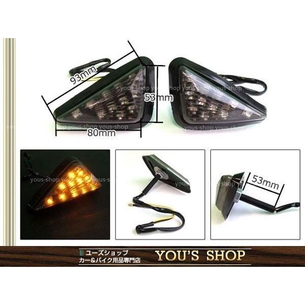 カワサキGpz900R用PLEASURE エアロウィンカーKIT フラットタイプ LED クリア ウインカー GPZ900R GPZ750Rカワサキ