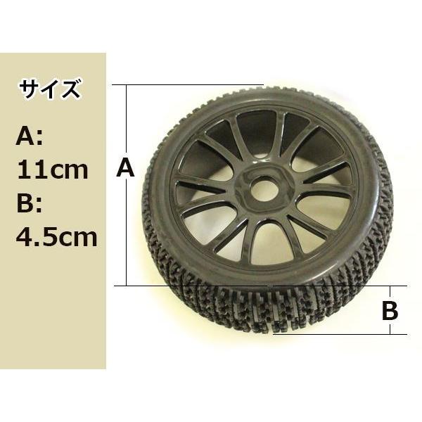 1/8 バギー用 タイヤ&ホイール＆インナー 1台分セット 1/8 バギー用 タイヤ&ホイール＆インナー 1台分セット 1/8 バギー